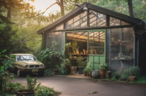 garage växthus